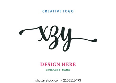 El logotipo de las letras XZY es sencillo, fácil de entender y autoritario