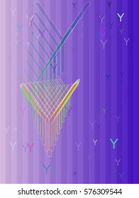 Y Alphabet background icon