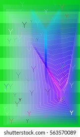 Y Alphabet background texture