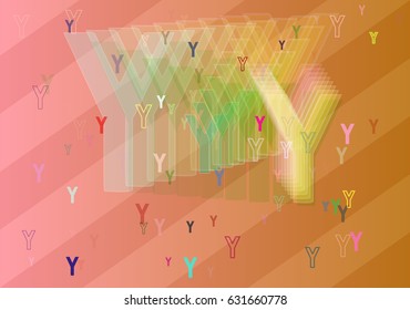 Y Alphabet elements icon