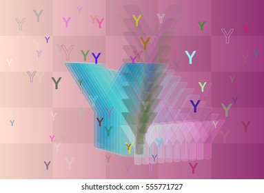 Y Alphabet icon texture