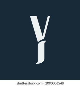 Y Alphabet Letter Logo. Logotype Vector Design Template.