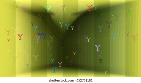 Y Alphabet texture