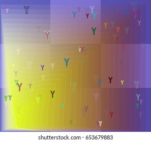 Y Alphabet texture design