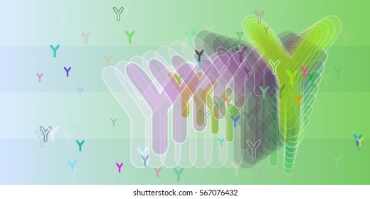 Y Alphabet vector background