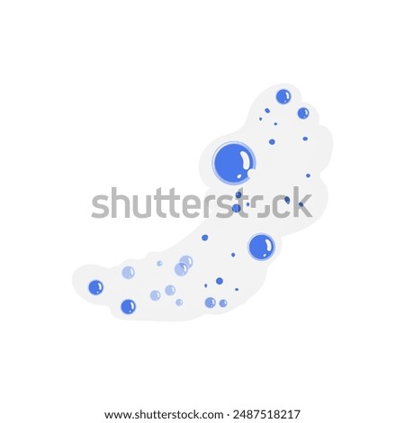 y bath soap foam cartoon. laundry splash, froth mousse, suds detergent y bath soap foam sign. isolated symbol vector illustration