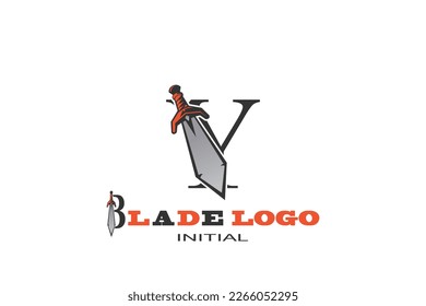 Y blade Letter logo template for your branding.