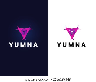 y business logo design template element