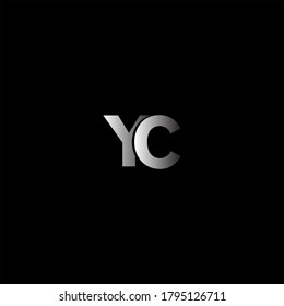 Y C letter logo emblem design