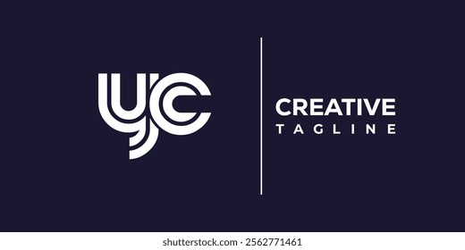 Y and C logo design. YC abstract Letters Logo Monogram. This logo design is the process of creating a visual symbol that represents a brand, company, or individual.