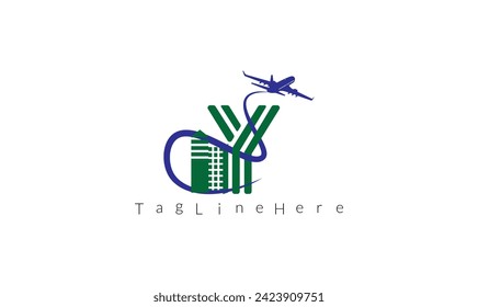 Y City Travel Logo Design .