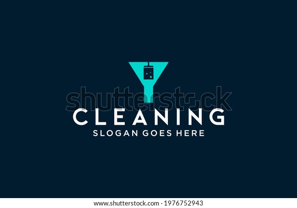Y for cleaning clean service\
Maintenance for car detailing, homes logo icon vector\
template.