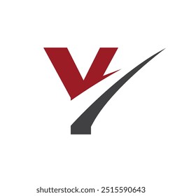 Y kreatives letzteres Logo-Design
