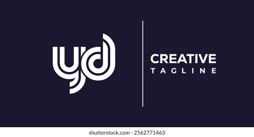 Y and D logo design. YD abstract Letters Logo Monogram. This logo design is the process of creating a visual symbol that represents a brand, company, or individual.