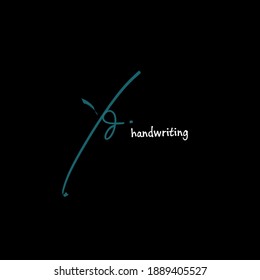 Y d Yd initial letter handwriting and signature logo