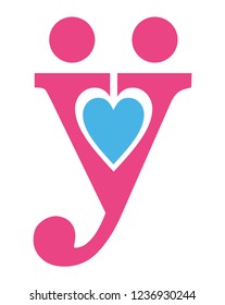 y dating logo pink