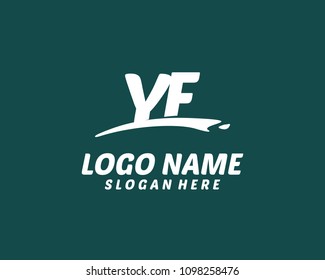 Y F Initial logo