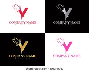 Y font logo design