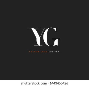Y G letters Joint logo icon vector for business card and corporate identity.