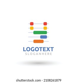 Logo del gráfico Y, logo de la gráfica coloreada, logotipo de la letra Y