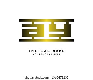 A Y Initial Handwriting Logo Template