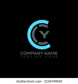 Y initial modern logo design vector icon template