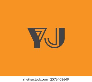 Y and J logo design. YJ abstract Letters Logo Monogram. This logo design is the process of creating a visual symbol that represents a brand, company, or individual.