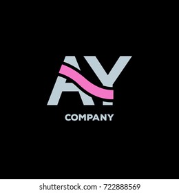 A Y joint logo vector template