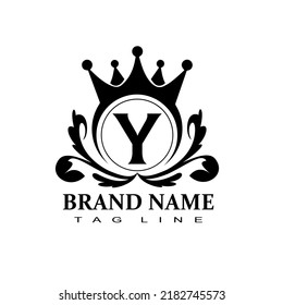 Y latter royal logo, modern design, initial based latter logo vector file illustration ESP 8