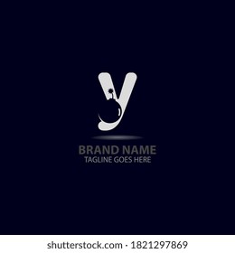 Y letter With boom logo creative alphabet concept design