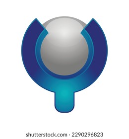 Y letter circle logo template