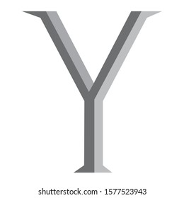 Y Letter clip art design vector illustration image