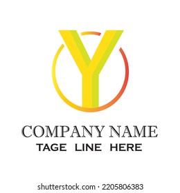  Y Letter. Company  Logo Design Concept