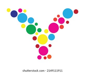 Y letter creative design vector template