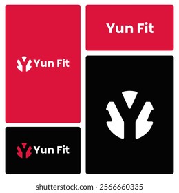 Y Letter Gym, Fitness logo design is a y letter and Powerful muscle logo design. It's a demo name for this logo. you can use this logo for your business.