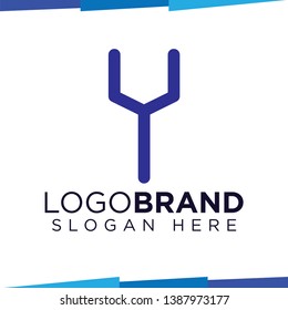 Y Letter hexagonal Logo Icon Vector template, home logo
