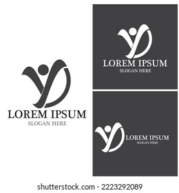 Y Letter Icon And Symbol Template