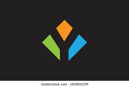 Y Letter Initial Vector Logo Design