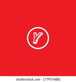 Y letter logo abstract design
