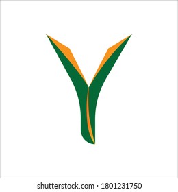 y letter logo creative design