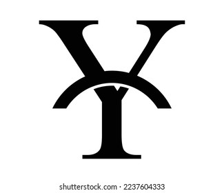 Y letter logo creative design
vector template