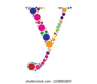 y letter logo creative design vector template