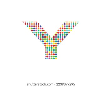 Y letter logo creative design vector template