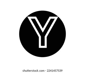 Y-Buchstaben-Logo-Kreativdesign-Vektorgrafik-Vorlage