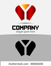 Y Letter Logo Design

