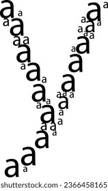 y letter logo design element