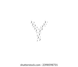 Y letter logo design element