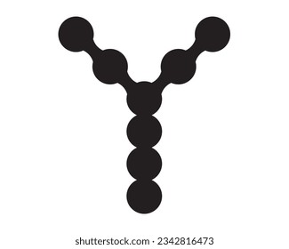 Elementos de diseño del logotipo de letras Y