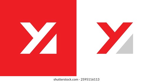 Y Letter logo design and monogram