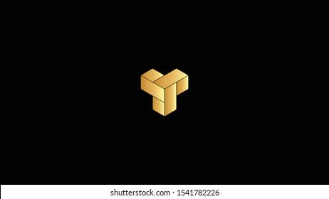 Y letter logo design template vector illustration minimal design 